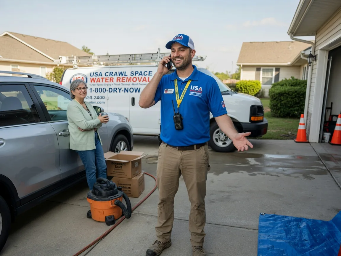 Crawl Space Water Removal Eton, GA FAQs